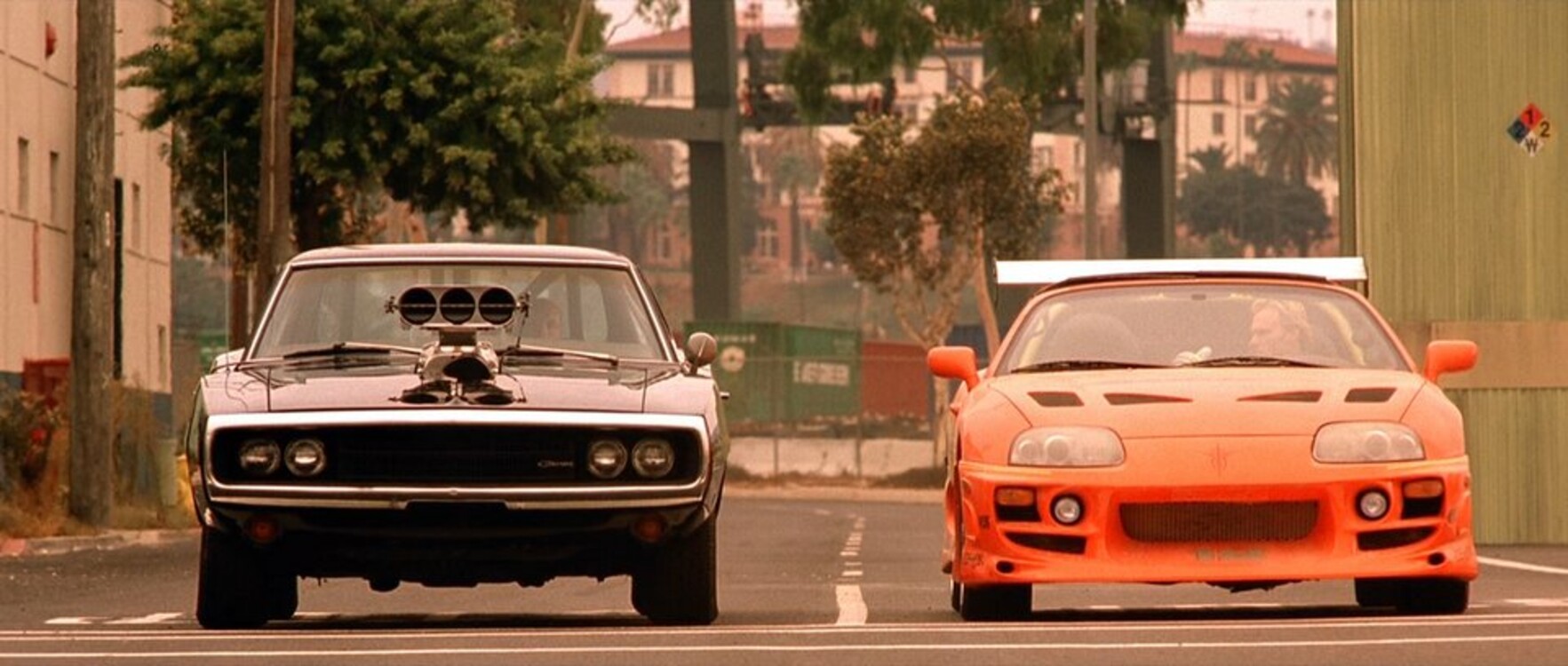 1970 Dodge Charger и 1994 Toyota Supra из фильма «Форсаж», 2001