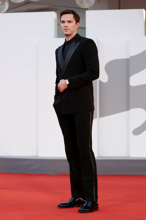 Ніколас Голт під час 78-го Венеційського кінофестивалю