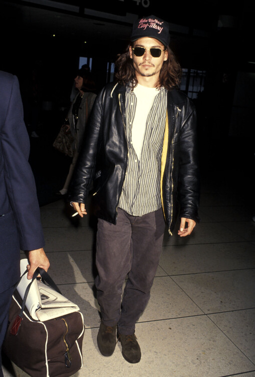 Джонни Депп в Лос-Анджелесе, 1993