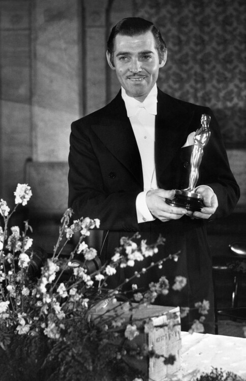 Кларк Гейбл на церемонии вручения премии «Оскар», 1935