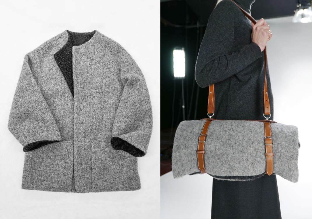 Hermès, весна-лето 2000, пальто Le porte vêtement, фото Monica Ho и Marina Faust