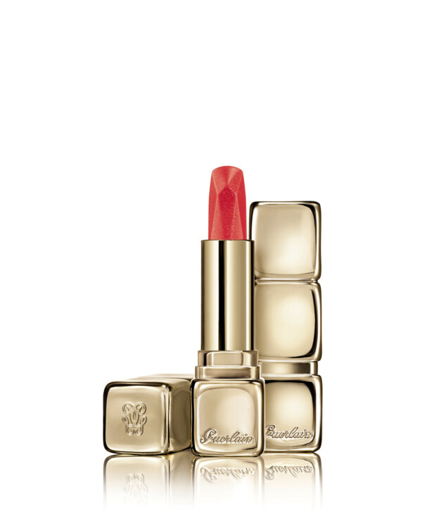 Помада KissKiss Diamond Lipstick з металевим покриттям №545 Coral Zircon, Guerlain, лімітований випуск