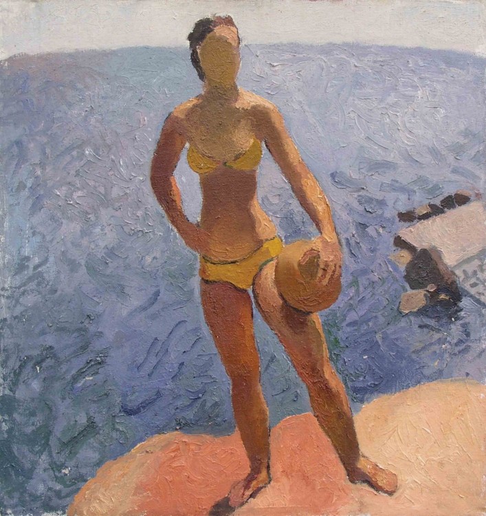 "Дівчина з мячем", Юрій Єгоров  1980-ті