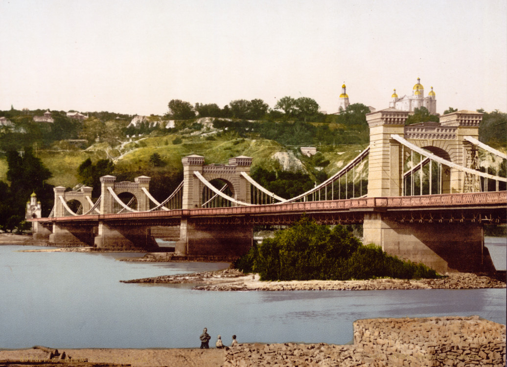 Миколаївський ланцюговий міст, 1890-ті