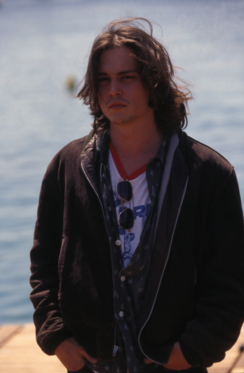 Джонни Депп в Канах, 1992