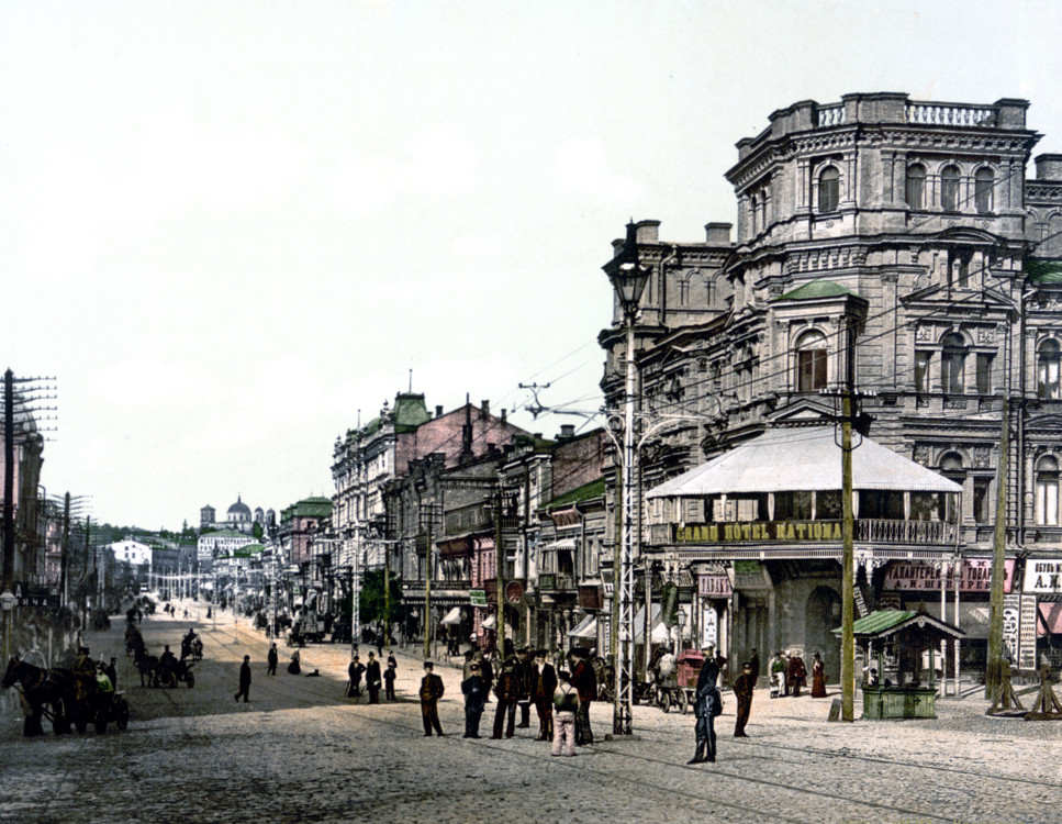 Вид на Хрещатик, 1890-ті