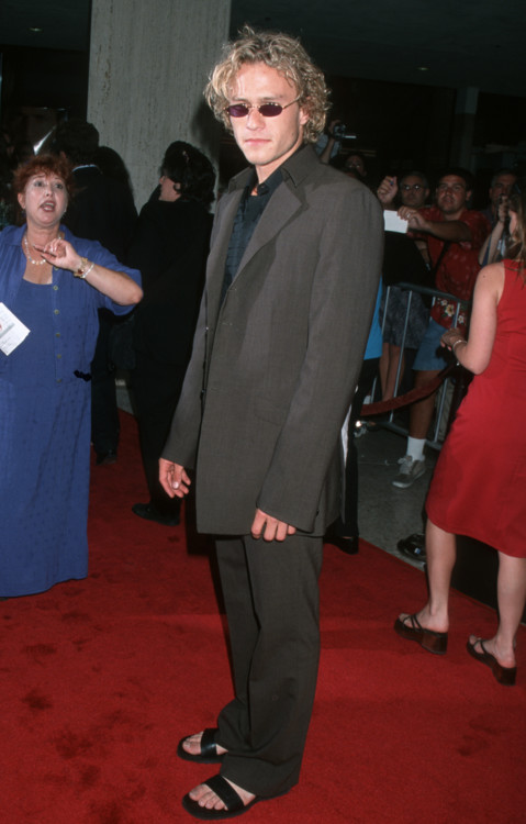 Хит Леджер на премьере фильма «Патриот» в Лос-Анджелесе, 2000