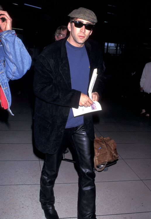 Николас Кейдж в Международном аэропорту Лос-Анджелеса, 1995
