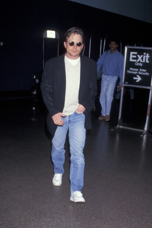Майкл Джей Фокс в Международном аэропорту Лос-Анджелеса, 1997