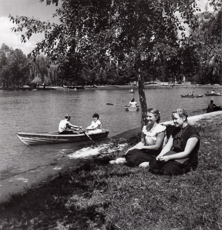 Озеро в Голосіївському лісі. 1957 р.