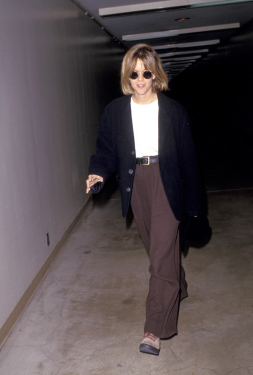 Мег Раян у Міжнародному аеропорту Лос-Анджелеса, 1994