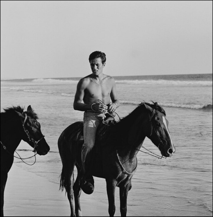 Ален Делон в Мексике 29 января 1965 года