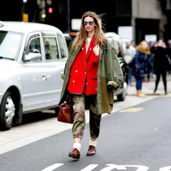 Streetstyle: неделя моды в Лондоне осень-зима 2015/2016