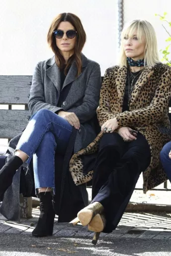 Кейт Бланшетт і Сандра Буллок в тизері фільму "8 подруг Оушена"