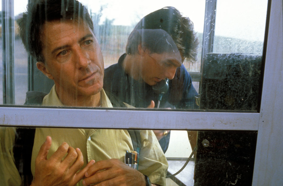 Дастін Гоффман у фільмі «Людина дощу», 1988