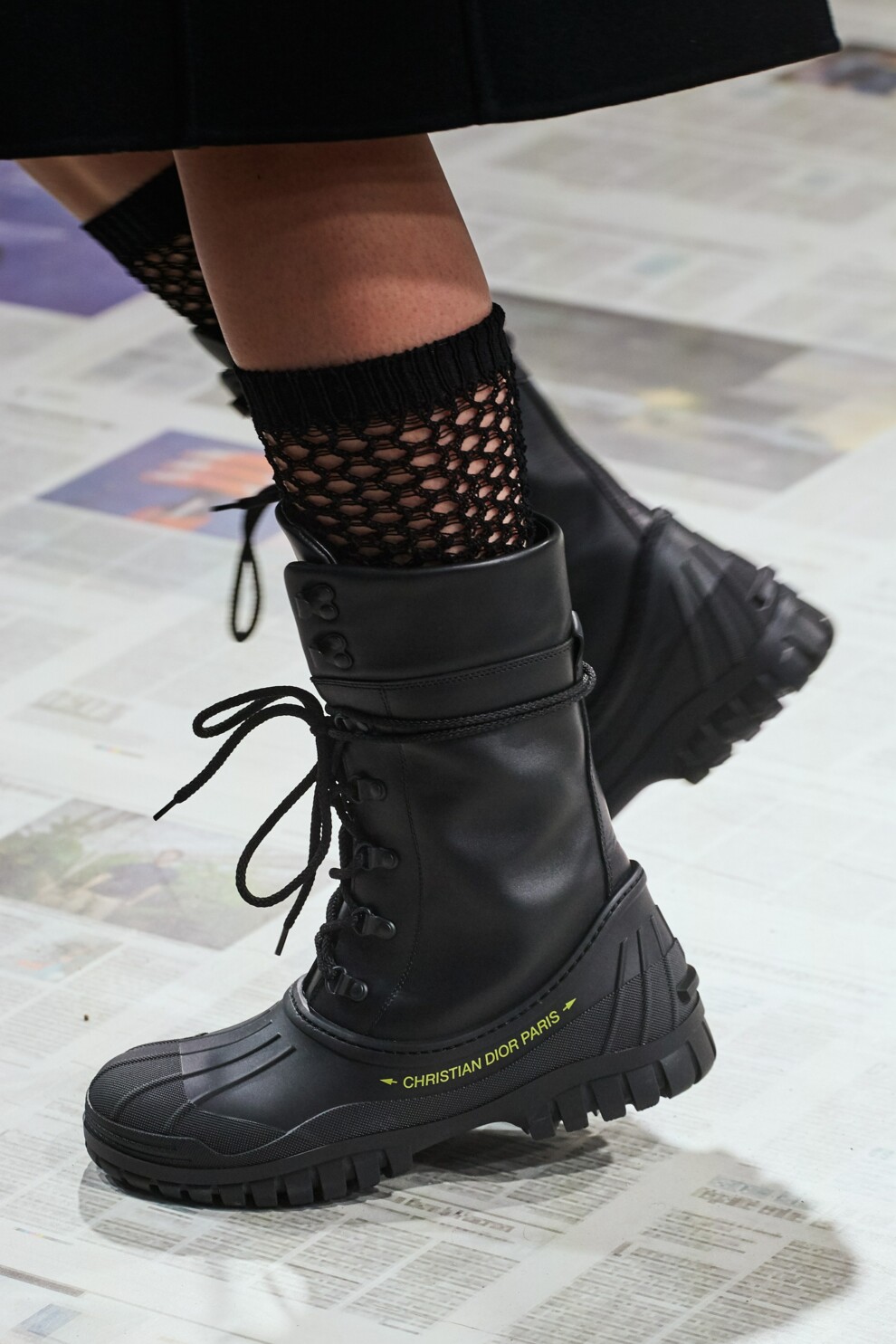 dior duck boots