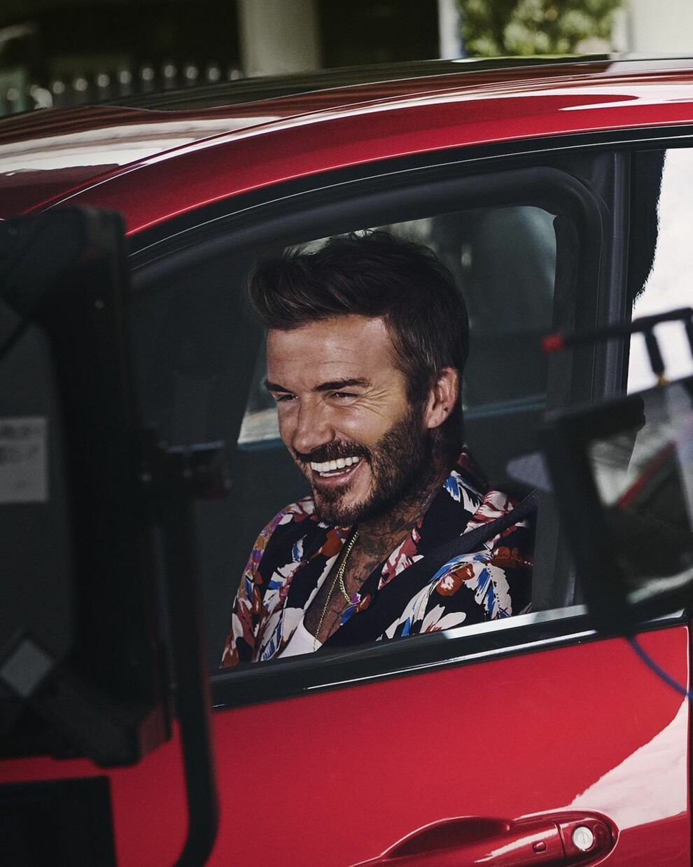 Дэвид Бекхэм в рекламной кампании Maserati