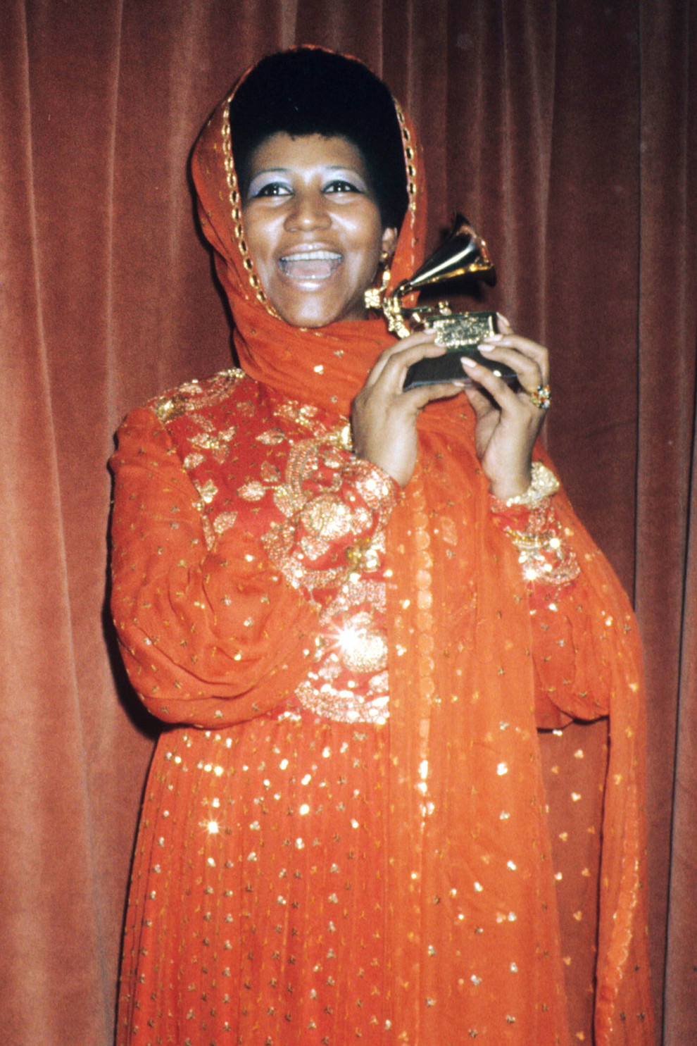 Арета Франклин на 14-й ежегодной церемонии вручения премии «Грэмми», 14 марта 1972 года