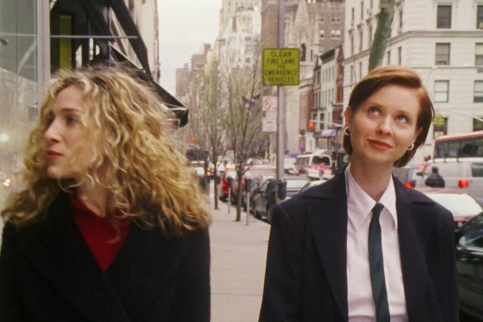 Сара Джессика Паркер и Синтия Никсон в сериале «Секс в большом городе»