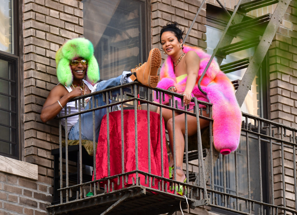 A$AP Rocky и Рианна, Нью-Йорк, июль 2021
