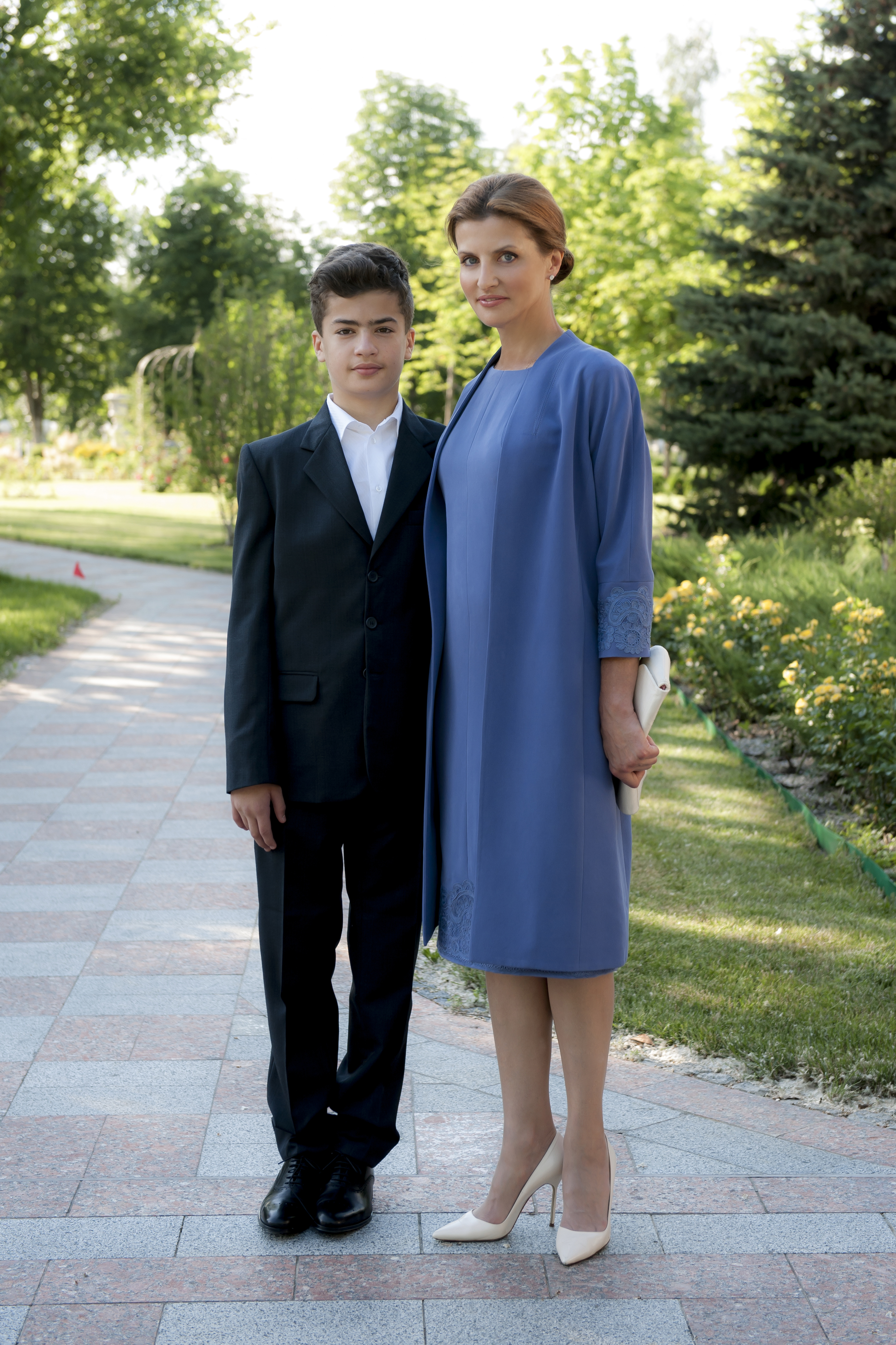 Марина Порошенко с младшим сыном