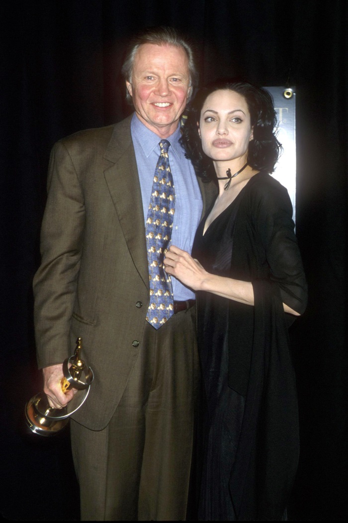 Анджелина Джоли с отцом, 2000 год