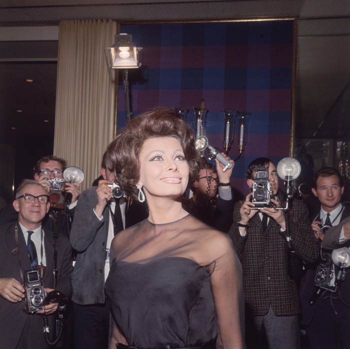 Софи Лорен. Пресс-конференция в отеле "Савой" (1965)
