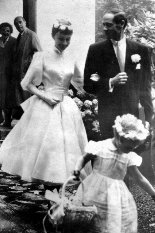 свадьба одри хепберн и мела феррера в 1954 году