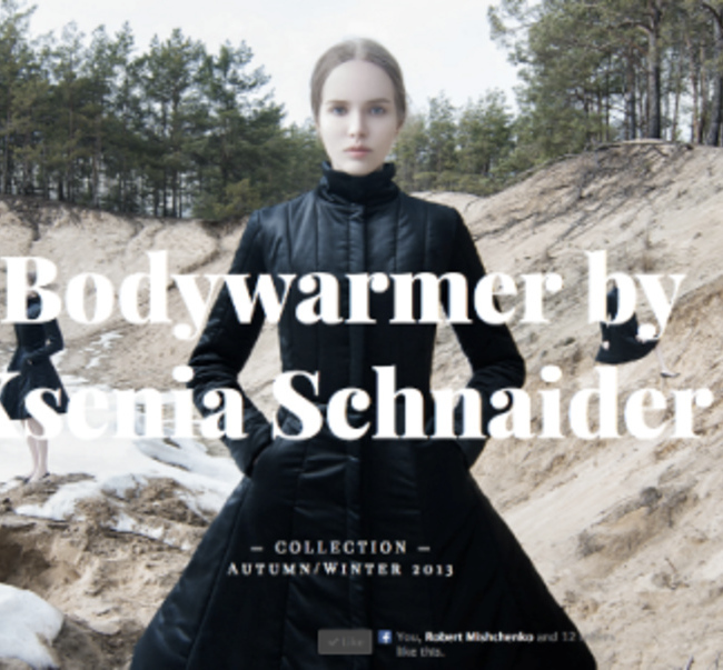 Марка Ksenia Schnaider создала интерактивный журнал