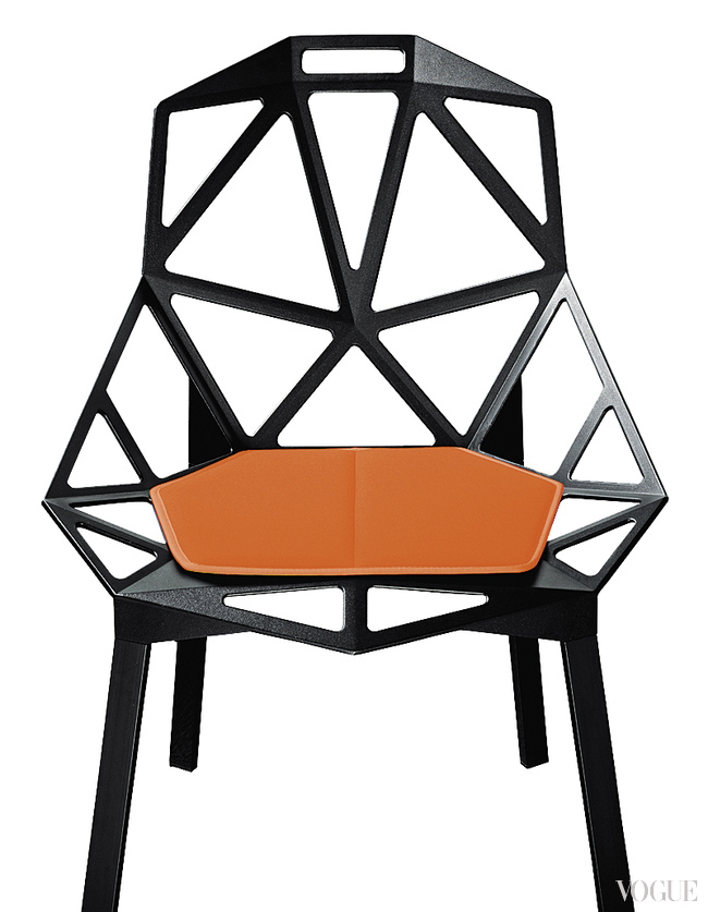 Трехмерный стул One Cushion,  алюминий, Konstantin Grcic  для Magis