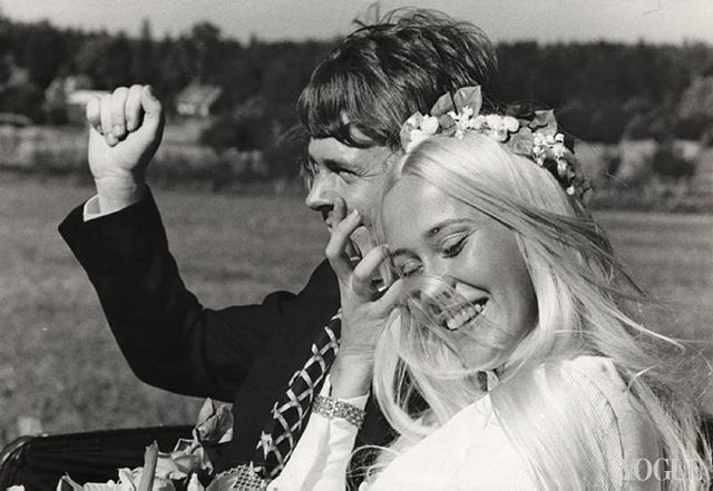  Свадьба Агнеты Фельтског и Бьорна Ульвеуса, 1971 год